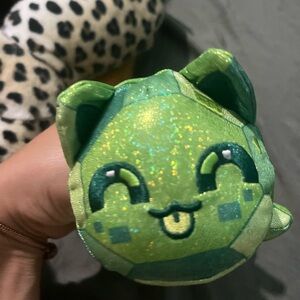 Aphmau Glittery Green Cat Plush Toy